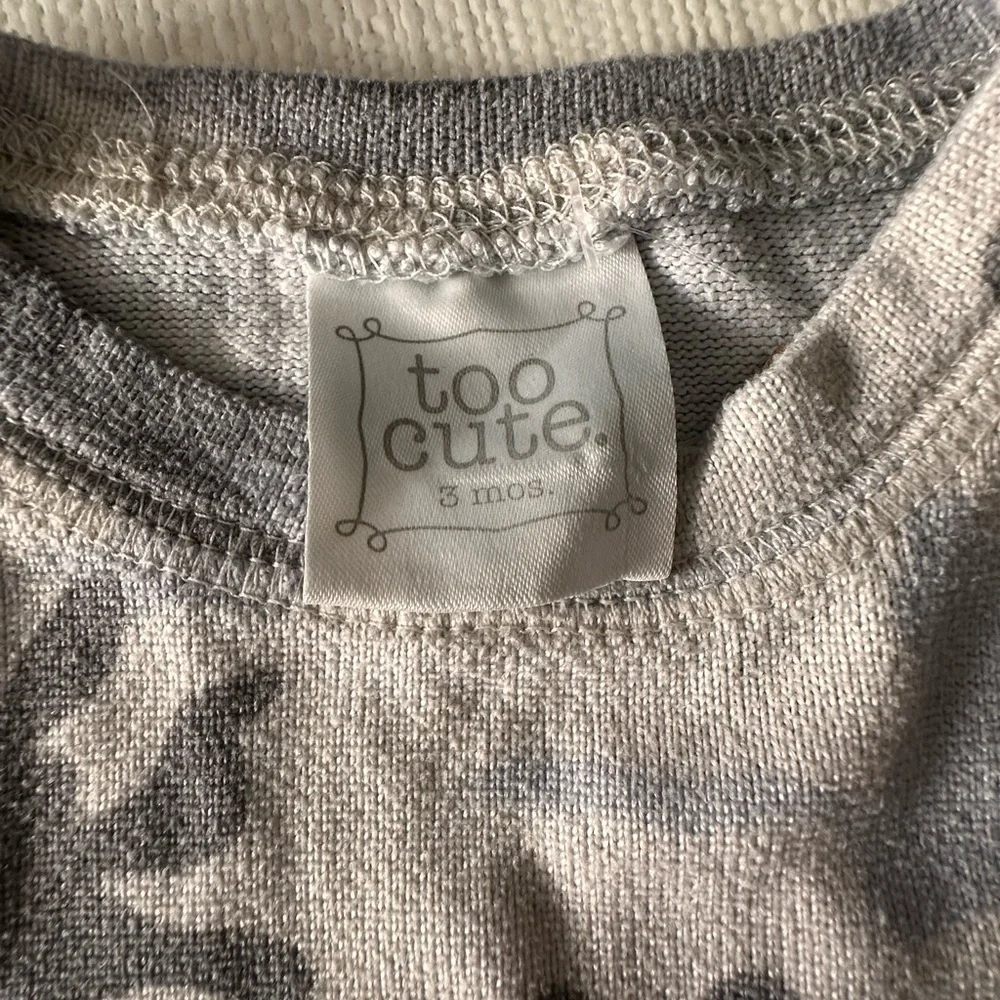 Designer Gray Camouflage Kids Matching Set